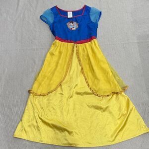 Disney Snow White Blue and Yellow Princess Dress Pajama/Costume Size 9/10